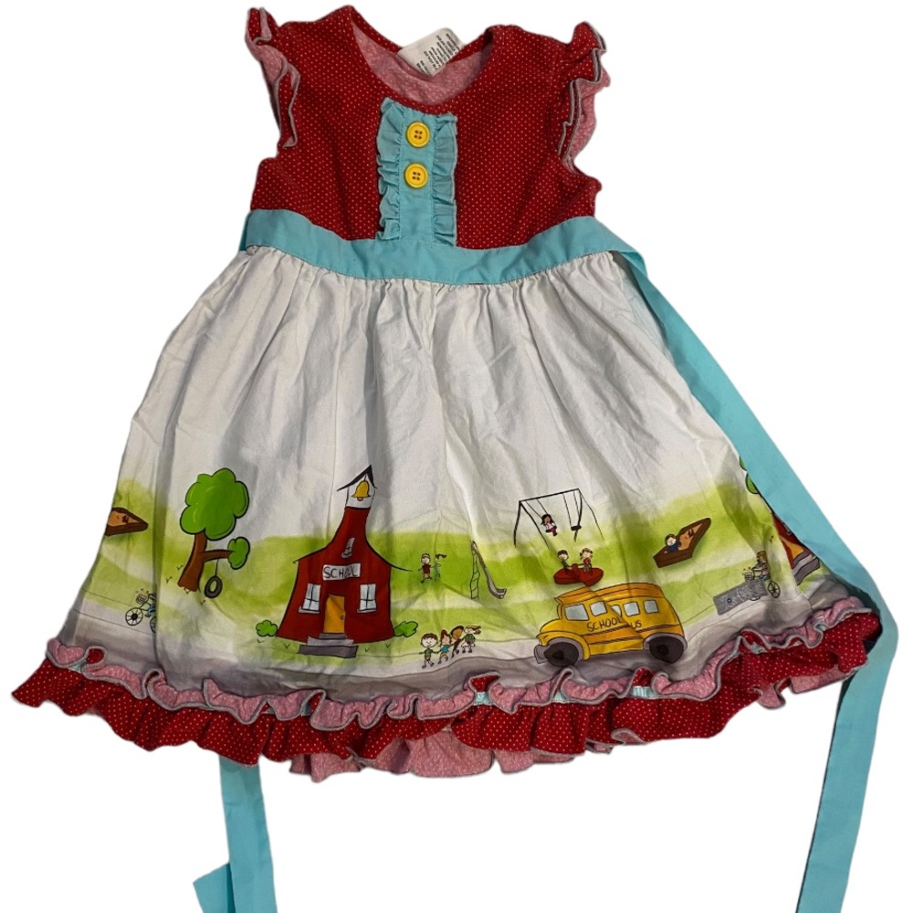 -3/$10- Zoe Addelyn Toddler Dress